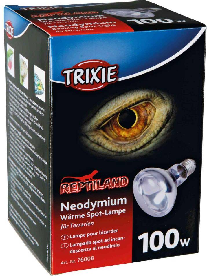 Trixie Reptiland Warmtelamp Neodymium 100 WATT 8X8X10.8 CM 3ST