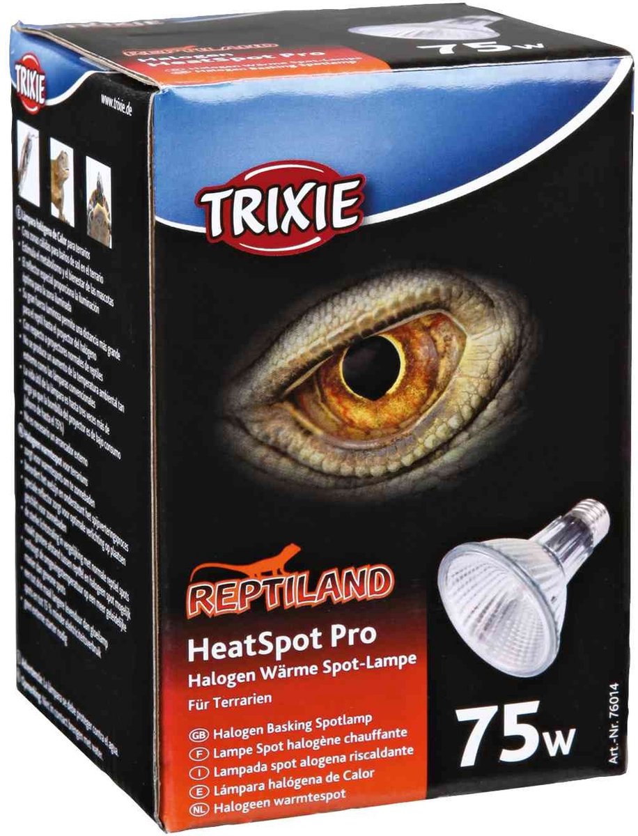 Trixie Reptiland Heatspot Pro Warmtelamp Halogeen 75 WATT 8.1X8.1X10.8 CM