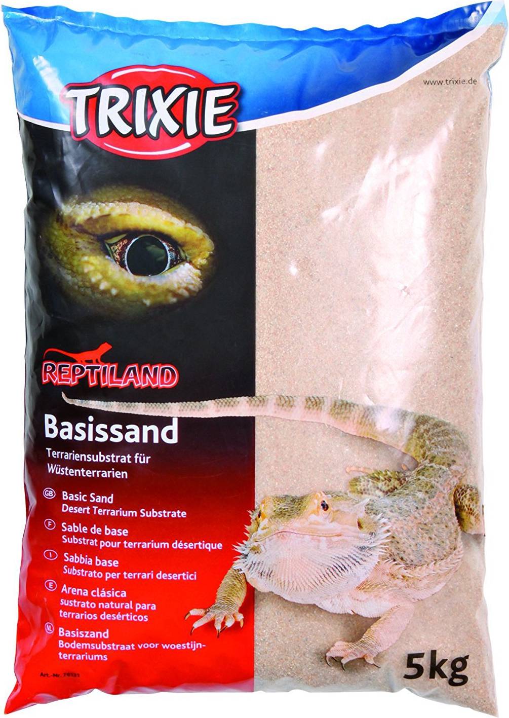 Trixie Reptiland Basiszand Voor Woestijnterraria Wit 5 KG