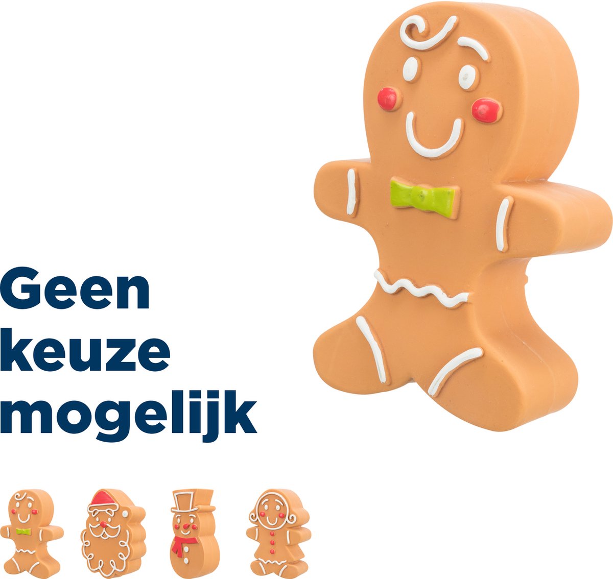 Trixie Peperkoekfiguur Latex Assorti 11 CM