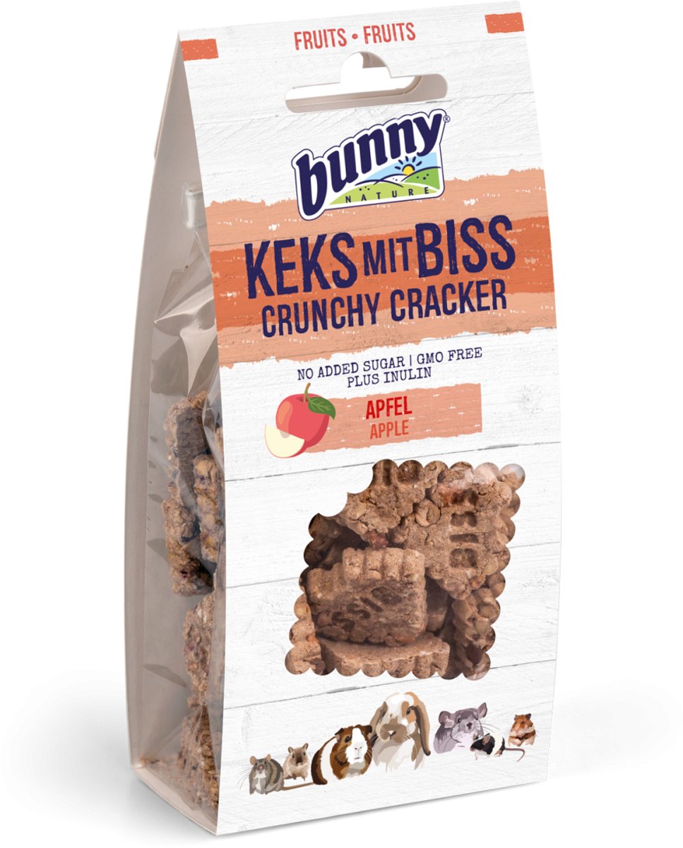 Bunny Nature Crunchy Cracker Appel 50 GR