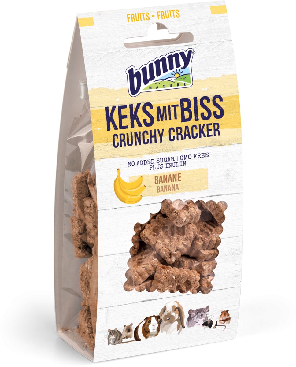 Bunny Nature Crunchy Cracker Banaan 50 GR