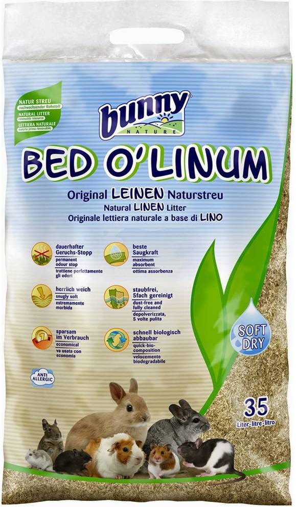 Bunny Nature Bunnybedding Linum Vlasvezel 35 LITER