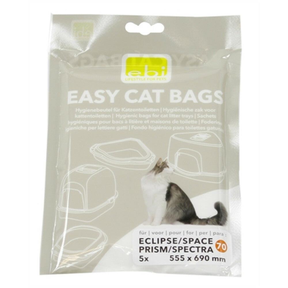 Ebi Easy-Cat Kattenbakzak Jumbo U-Vorm 5 ST