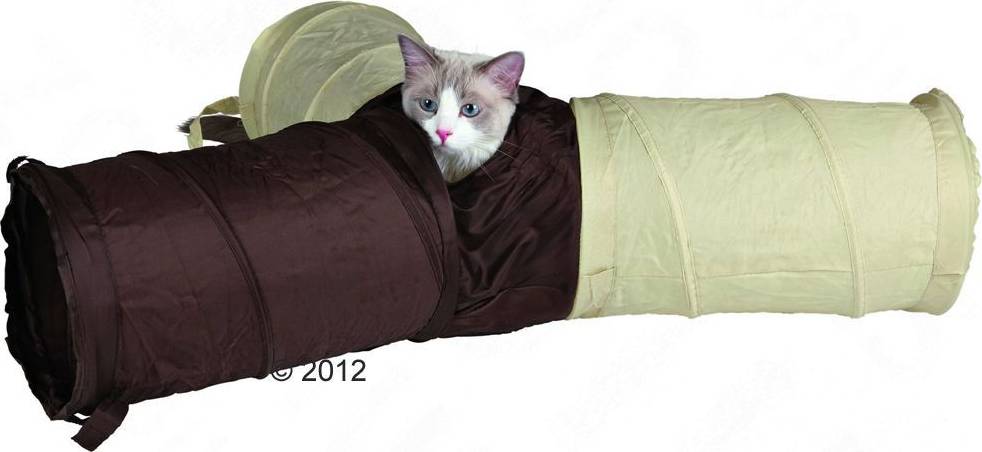Trixie Speeltunnel 3-Weg Kat en Kleine Pups Assorti 3X50X22X22 CM