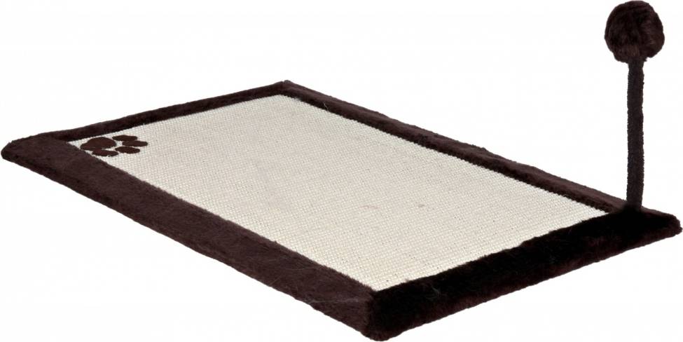 Trixie Krabmat Met Pluche Rand Bruin / Naturel 70X45 CM