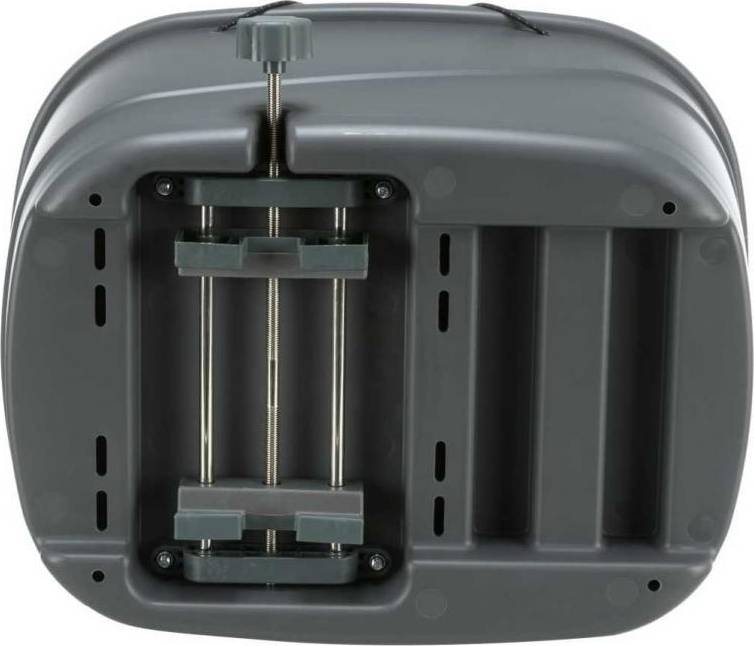 Trixie Fietsmand Voor Bagagedrager Met Draadkoepel Kunststof Grijs 46X36X47 CM