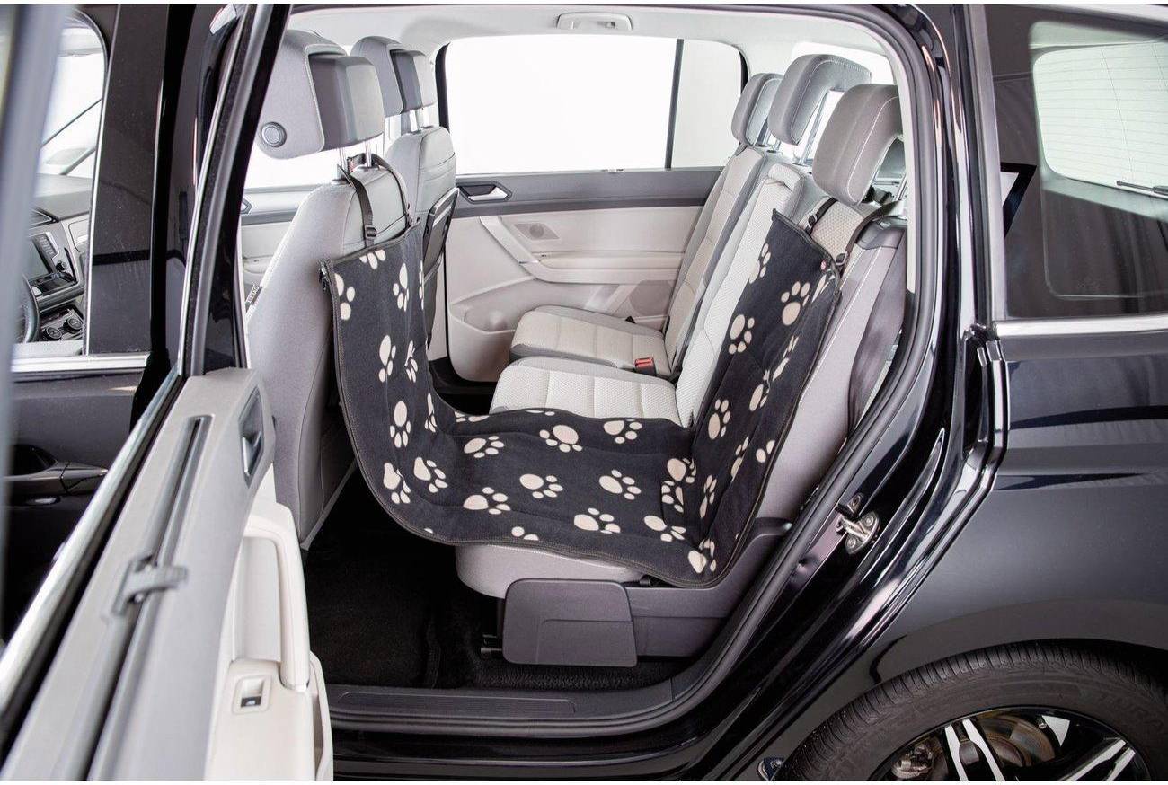 Trixie Autodeken Polyester / Fleece Zwart / Beige 145X65 CM