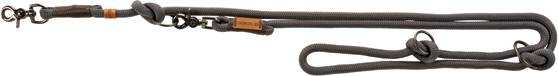 Trixie Hondenriem Be Nordic Verstelbaar Donkergrijs / Bruin 200X1.3 CM