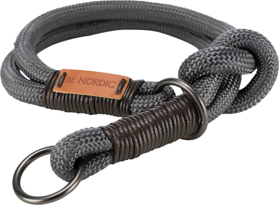 Trixie Halsband Hond Be Nordic Slip Halsband Donkergrijs / Bruin 50X1.3 CM