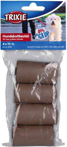 Trixie Poepzakjes Composteerbaar Bosgroen 4X10 STUKS