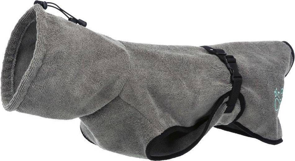 Trixie Badjas Hond Badstof Grijs 30 CM