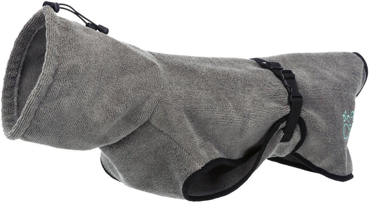 Trixie Badjas Hond Badstof Grijs 50 CM