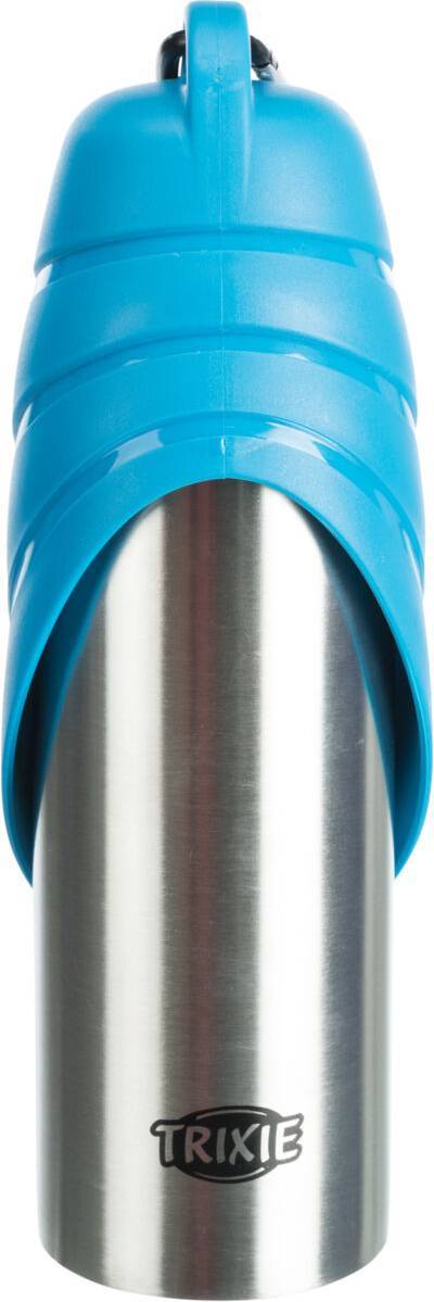 Trixie Drinkfles Rvs Met Plastic Drinkbakje Assorti 750 ML 3 ST