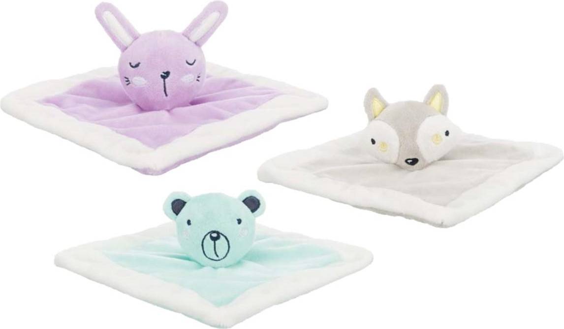 Trixie Junior Knuffeldoekje Pluche Assorti 20X20 CM