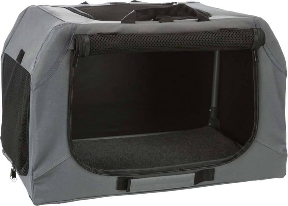 Trixie Soft Kennel Easy Reisbench Grijs 50X36X33 CM