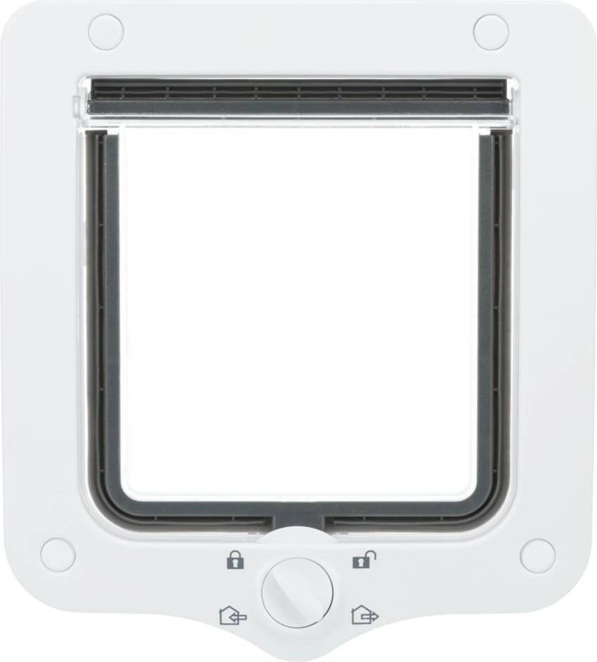 Trixie 4-Weg Kattenluik Grijs 22X20 CM