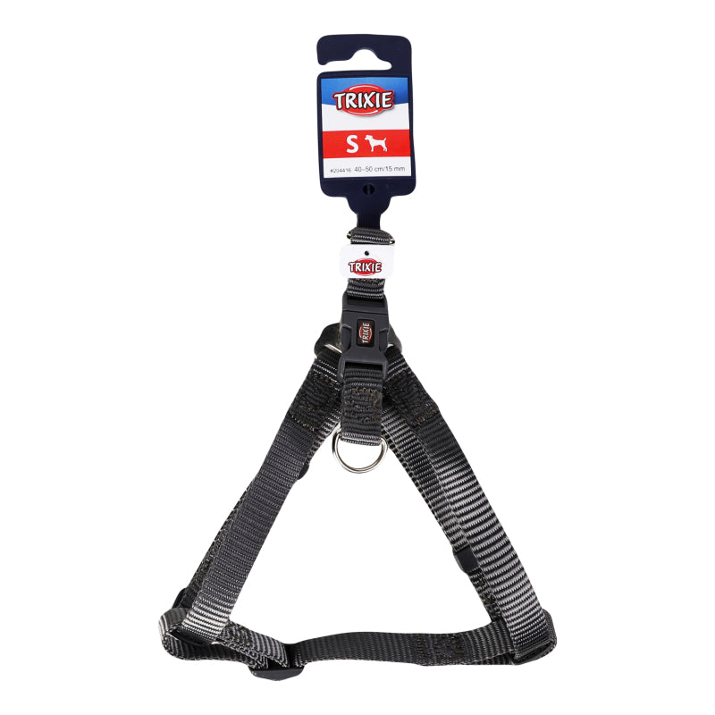 Trixie Hondentuig Premium One Touch Grijs 40-50X1.5 CM