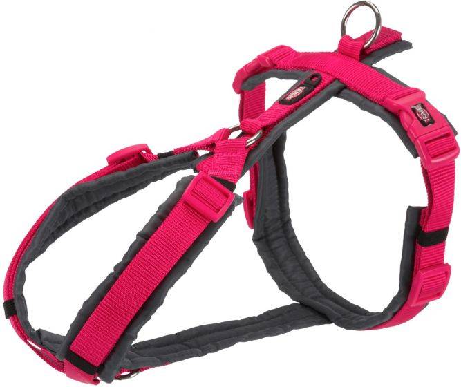 Trixie Hondentuig Premium Trekking Fuchsia / Grijs 44-53X2 CM