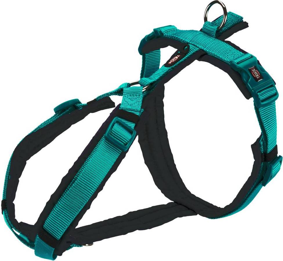 Trixie Hondentuig Premium Trekking Zwart / Grijs 70-85X2.5 CM