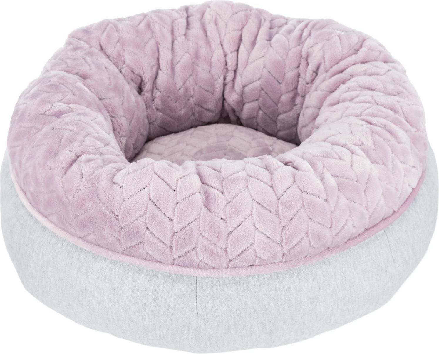 Trixie Junior Hondenmand Donut Lichtgrijs / Lila 40X40 CM