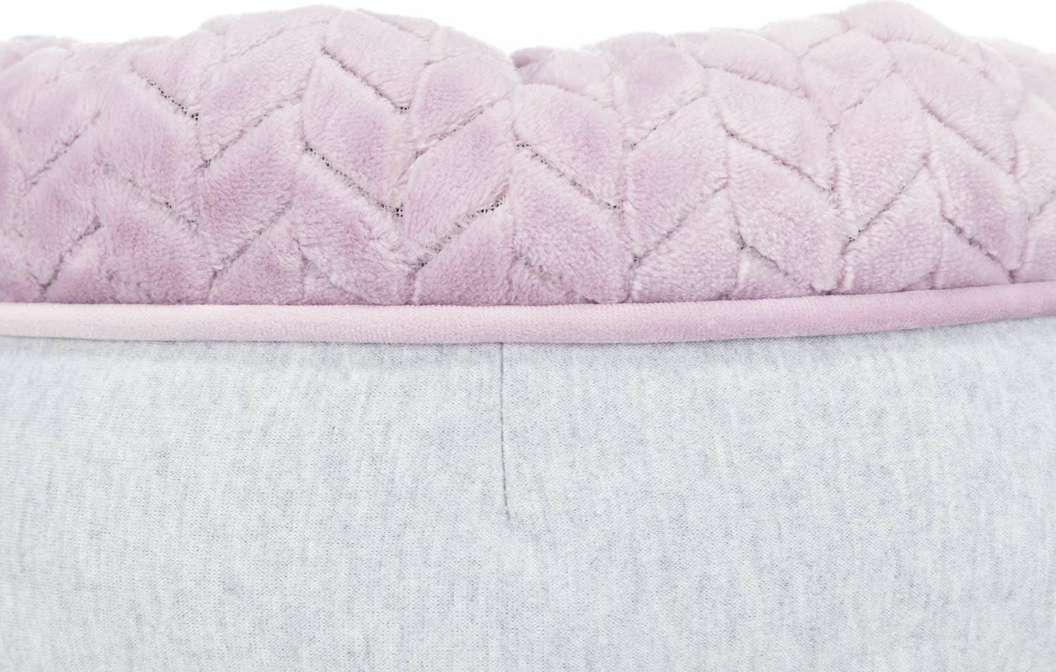 Trixie Junior Hondenmand Donut Lichtgrijs / Lila 40X40 CM