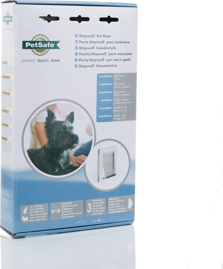 Petsafe Hondenluik Tot 45 Kg Aluminium Wit 640