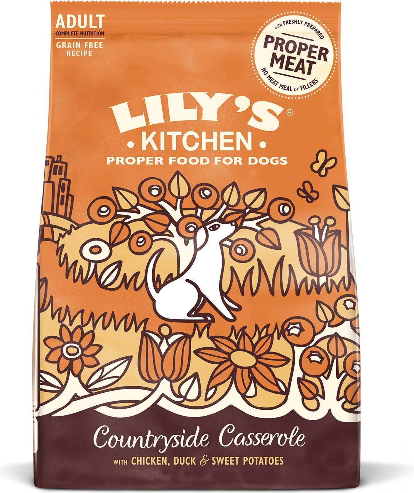Lily's Kitchen Dog Adult Chicken Duck Countryside Casserole 7 KG
