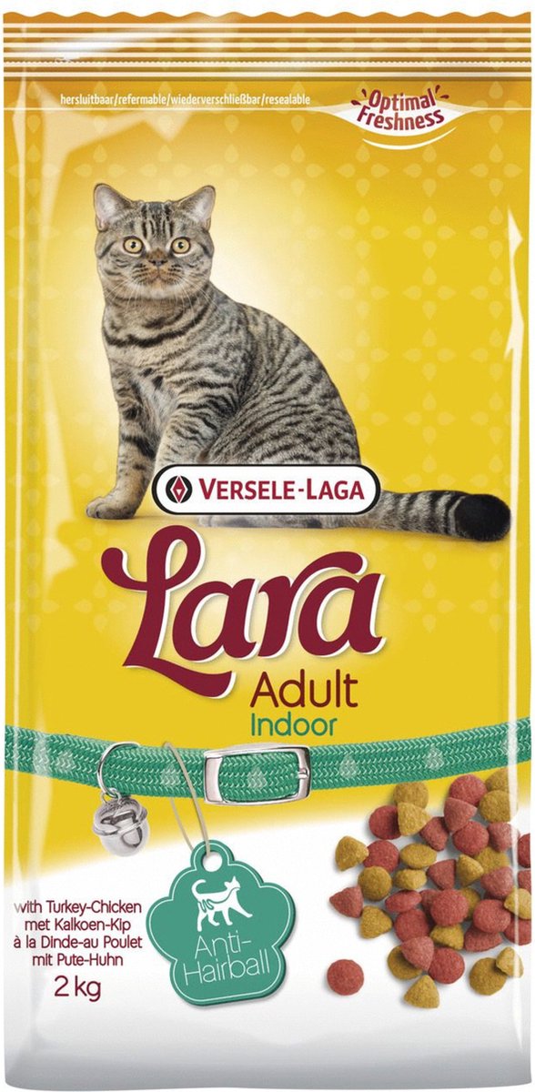 Lara Adult Indoor Kip / Kalkoen Anti Haarbal 2 KG