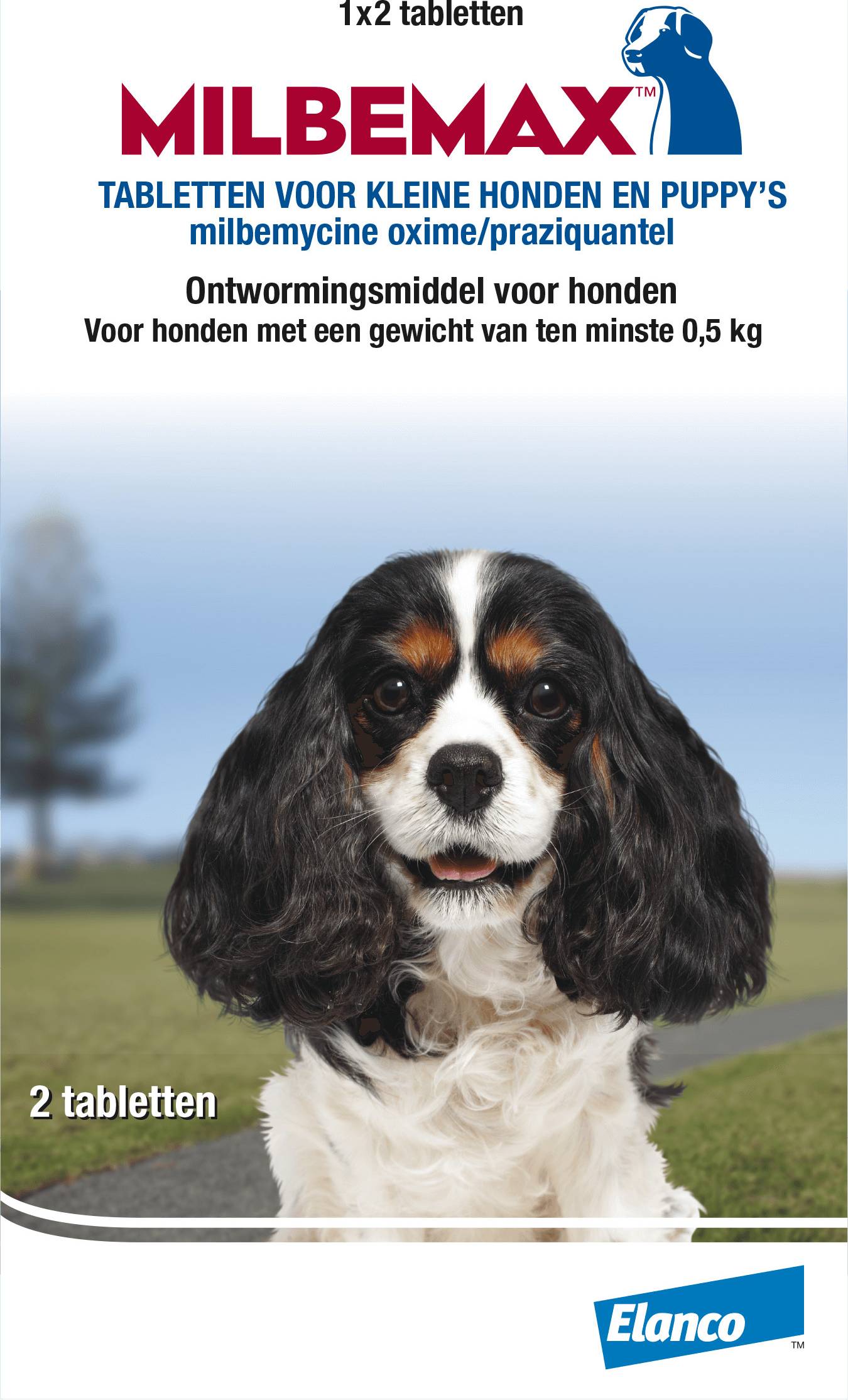 Milbemax Tablet Ontworming Puppy / Kleine Hond 0.5-10 KG 4 TBL