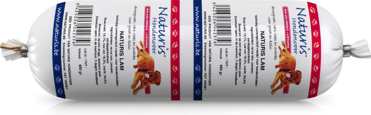Naturis Houdbaar Lam 650 GR
