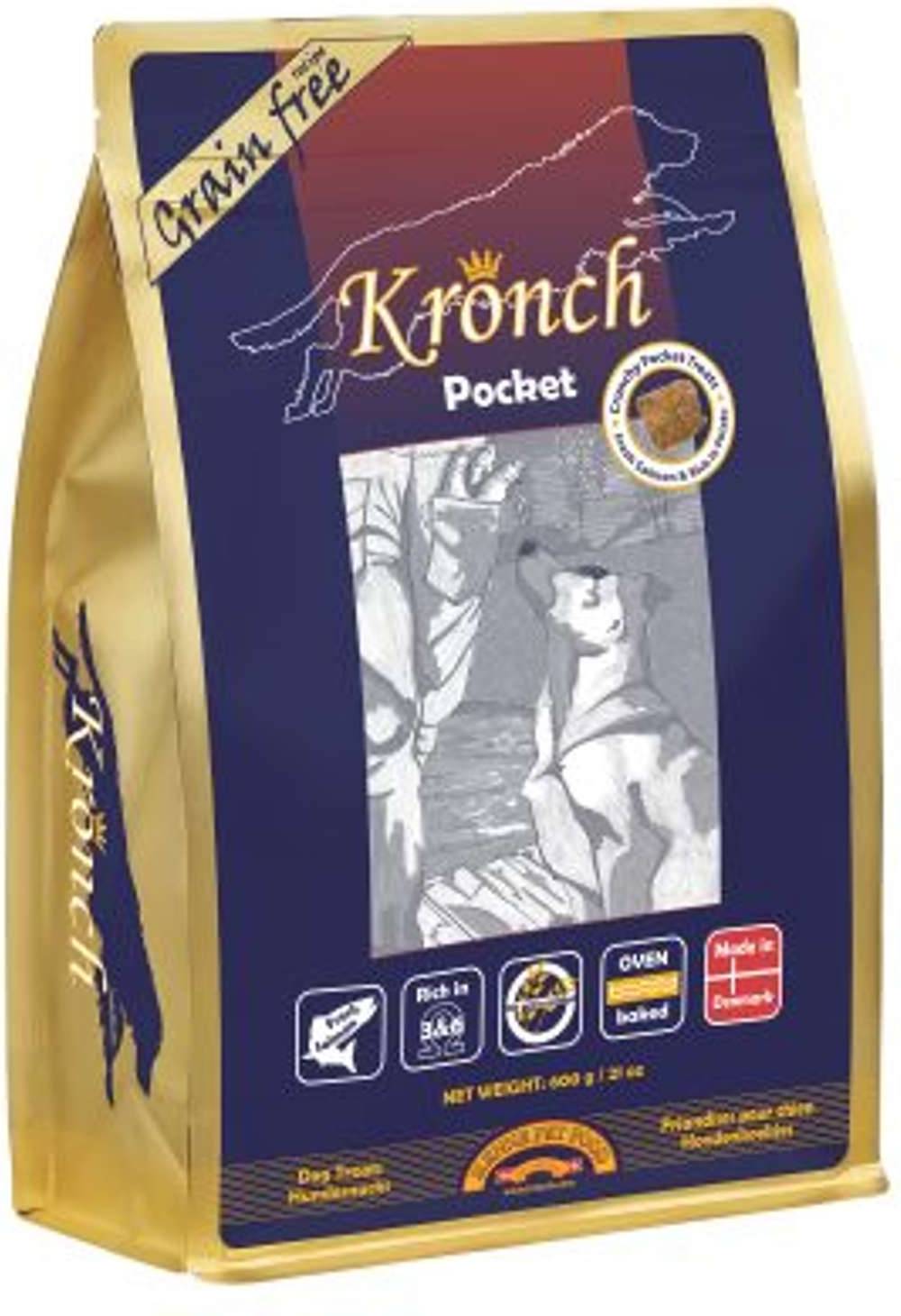 Kronch 76% Zalmsnacks Pockets 175 GR