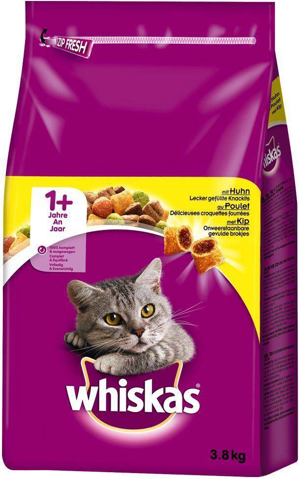 Whiskas Droog Adult Kip 3.8 KG