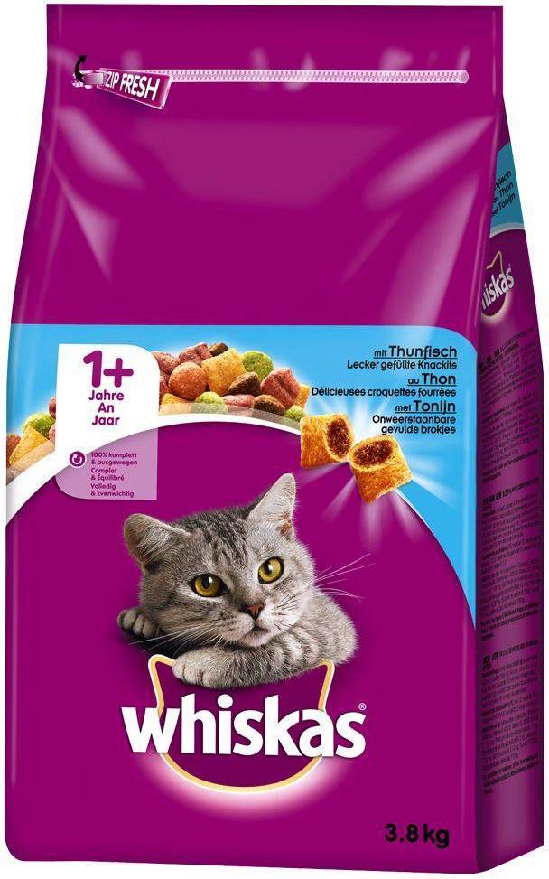 Whiskas Droog Adult Tonijn 3.8 KG