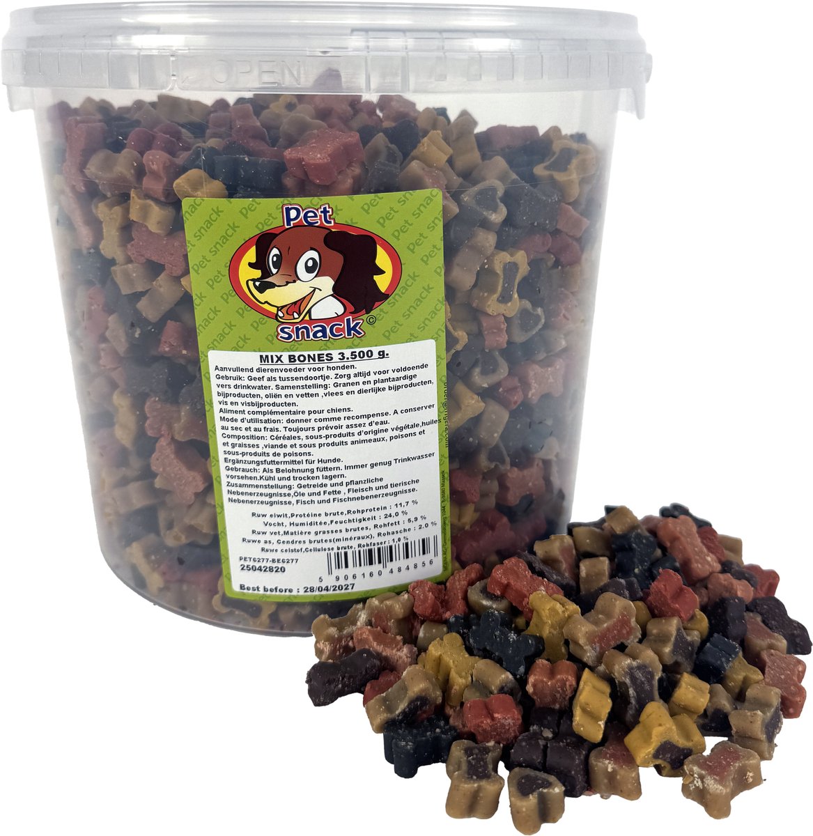 Petsnack Mix Bones 3.5 KG