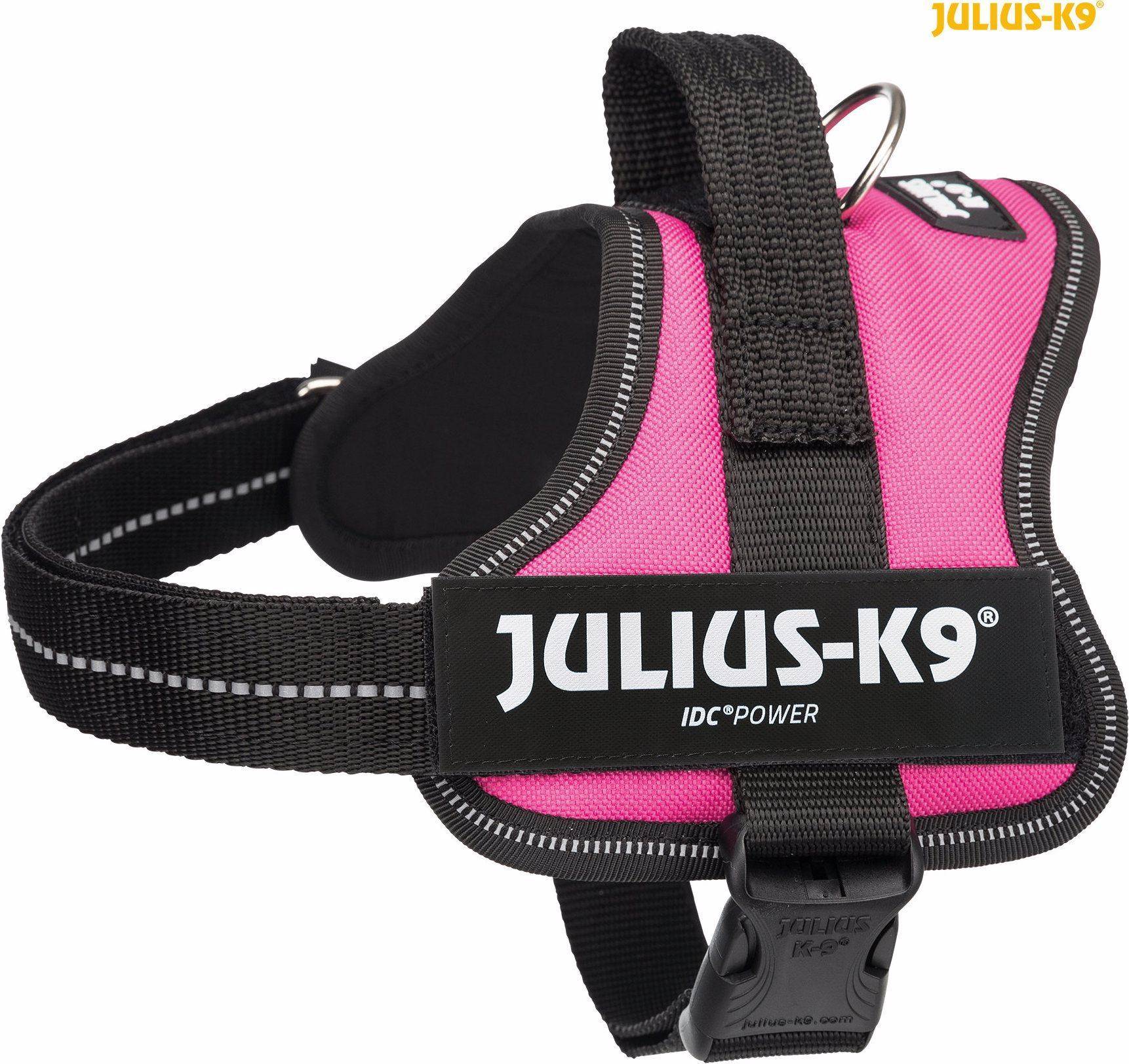 Julius K9 Power-Harnas / Tuig Voor Labels Fuchsia MINIMINI/40-53 CM