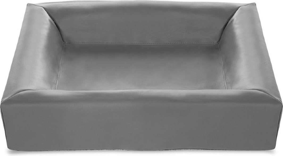 Bia Bed Kunstleer Hoes Hondenmand Grijs BIA-3 70X60X15 CM