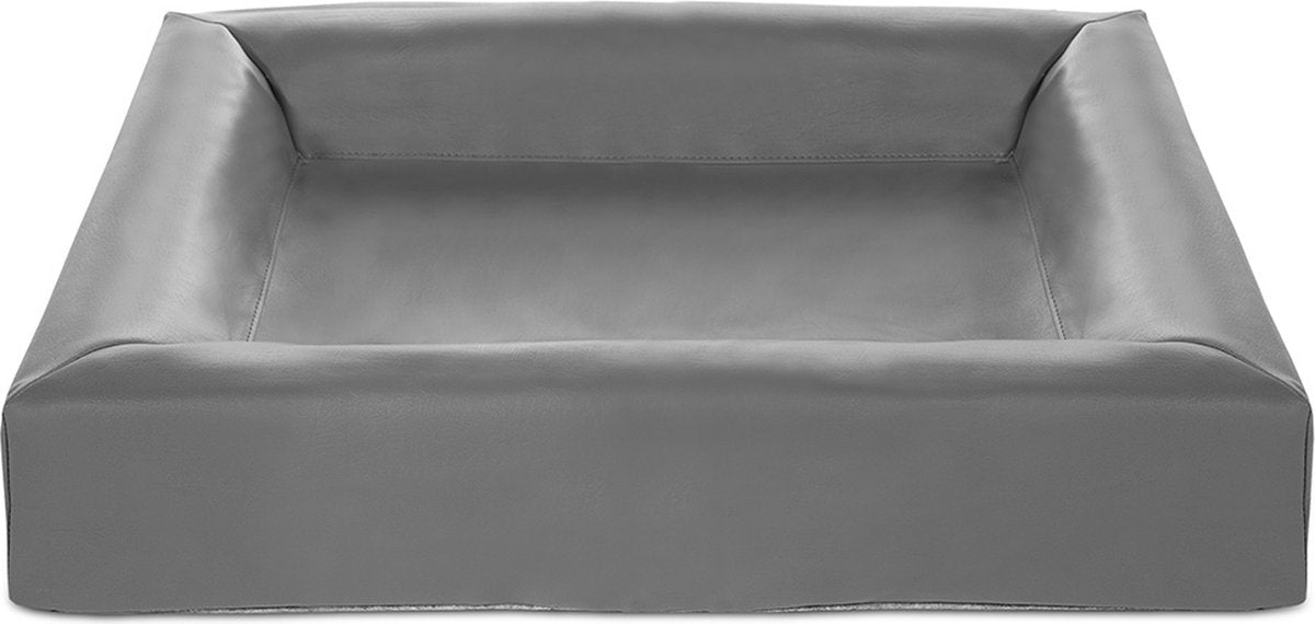 Bia Bed Kunstleer Hoes Hondenmand Grijs BIA-4 85X70X15 CM