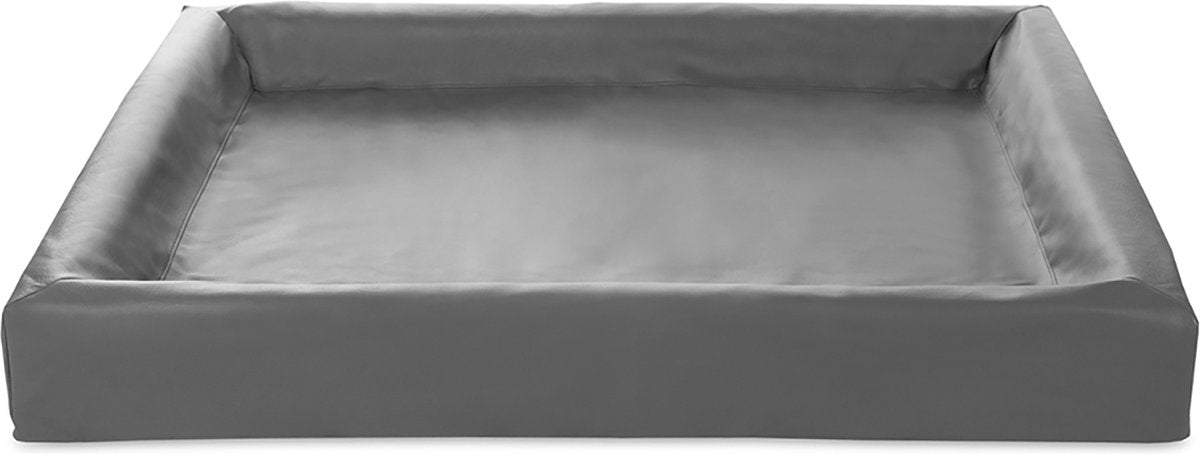 Bia Bed Kunstleer Hoes Hondenmand Grijs BIA-7 120X100X15 CM