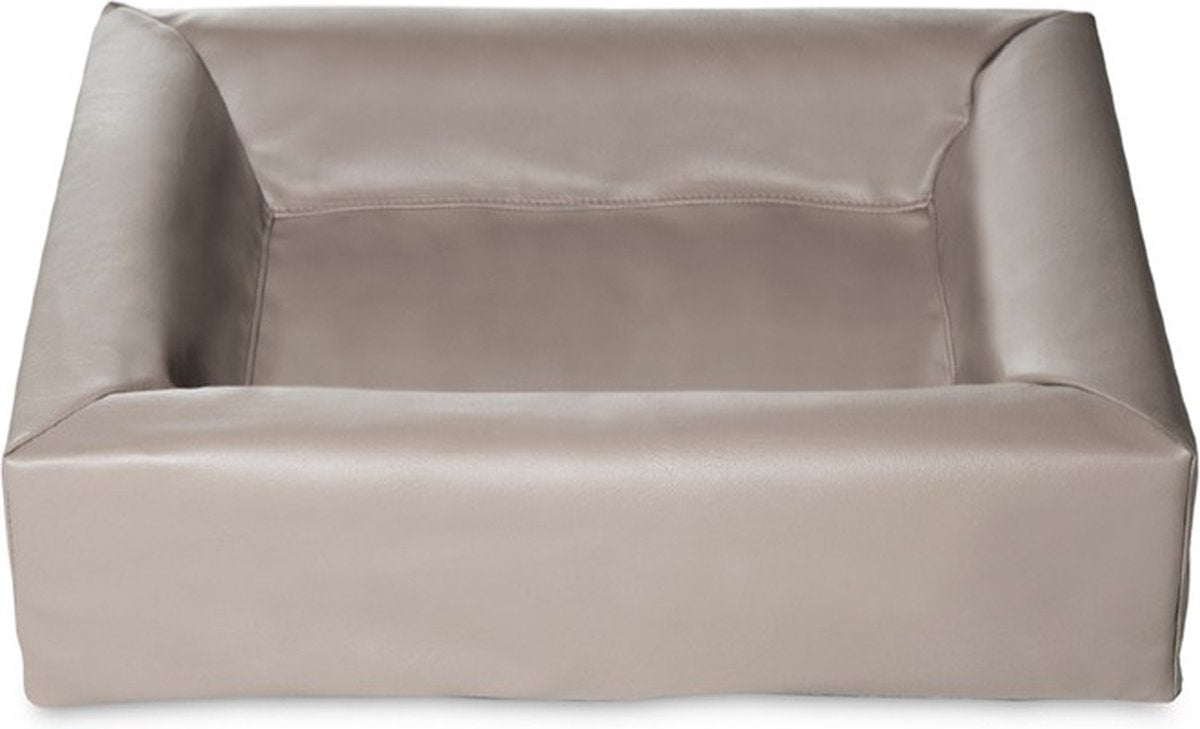 Bia Bed Kunstleer Hoes Hondenmand Taupe BIA-3 70X60X15 CM