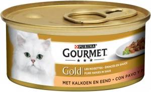 Gourmet Gold Fijne Hapjes Kalkoen / Eend 24X85 GR