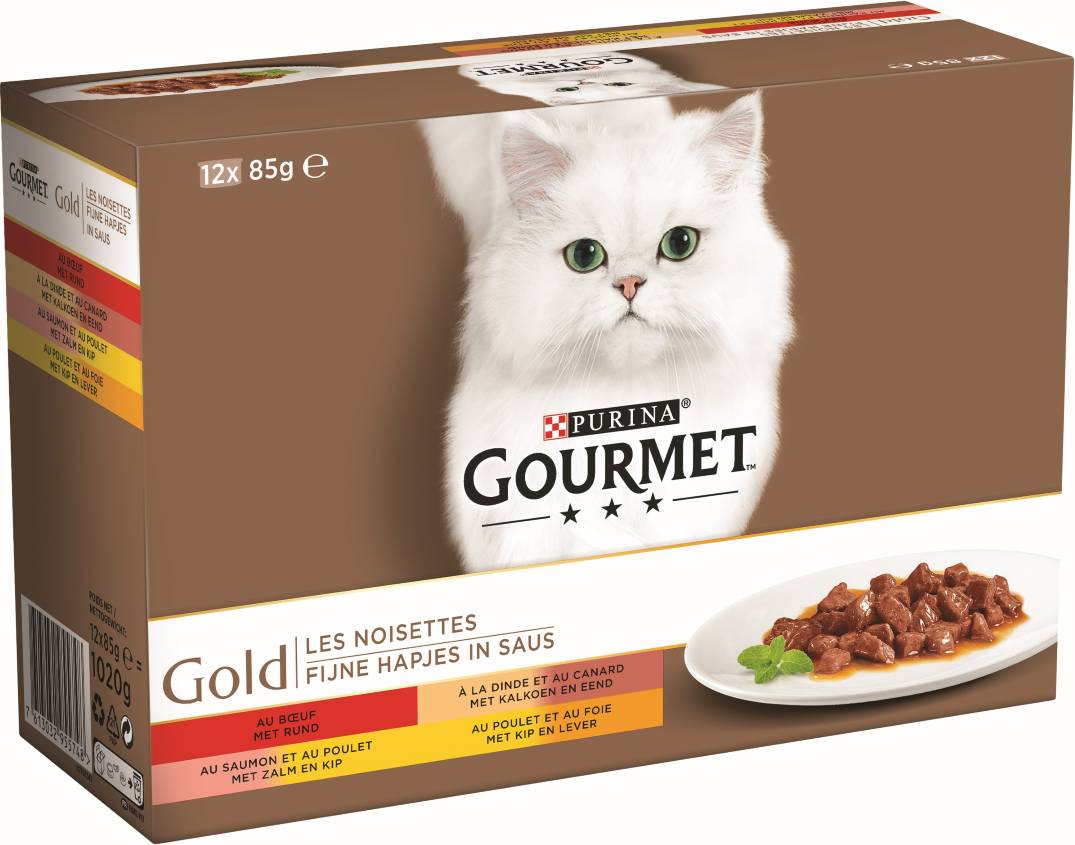Gourmet Gold 12-Pack Fijne Hapjes 12X85 GR