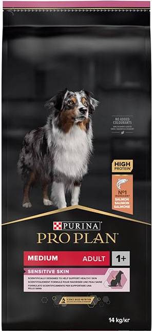 Pro Plan Dog Adult Medium Sensitive Skin 14 KG