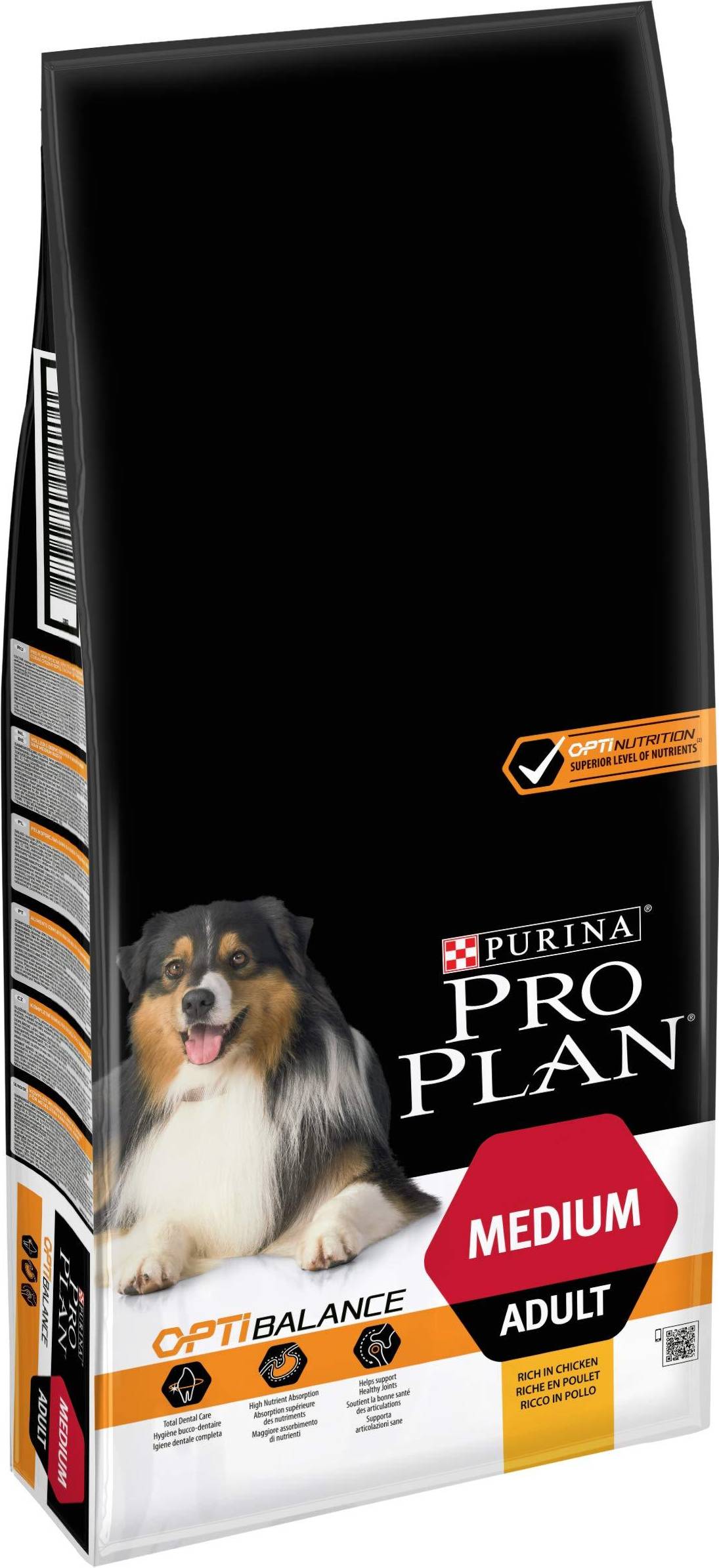 Pro Plan Dog Adult Medium Kip / Rijst 14 KG