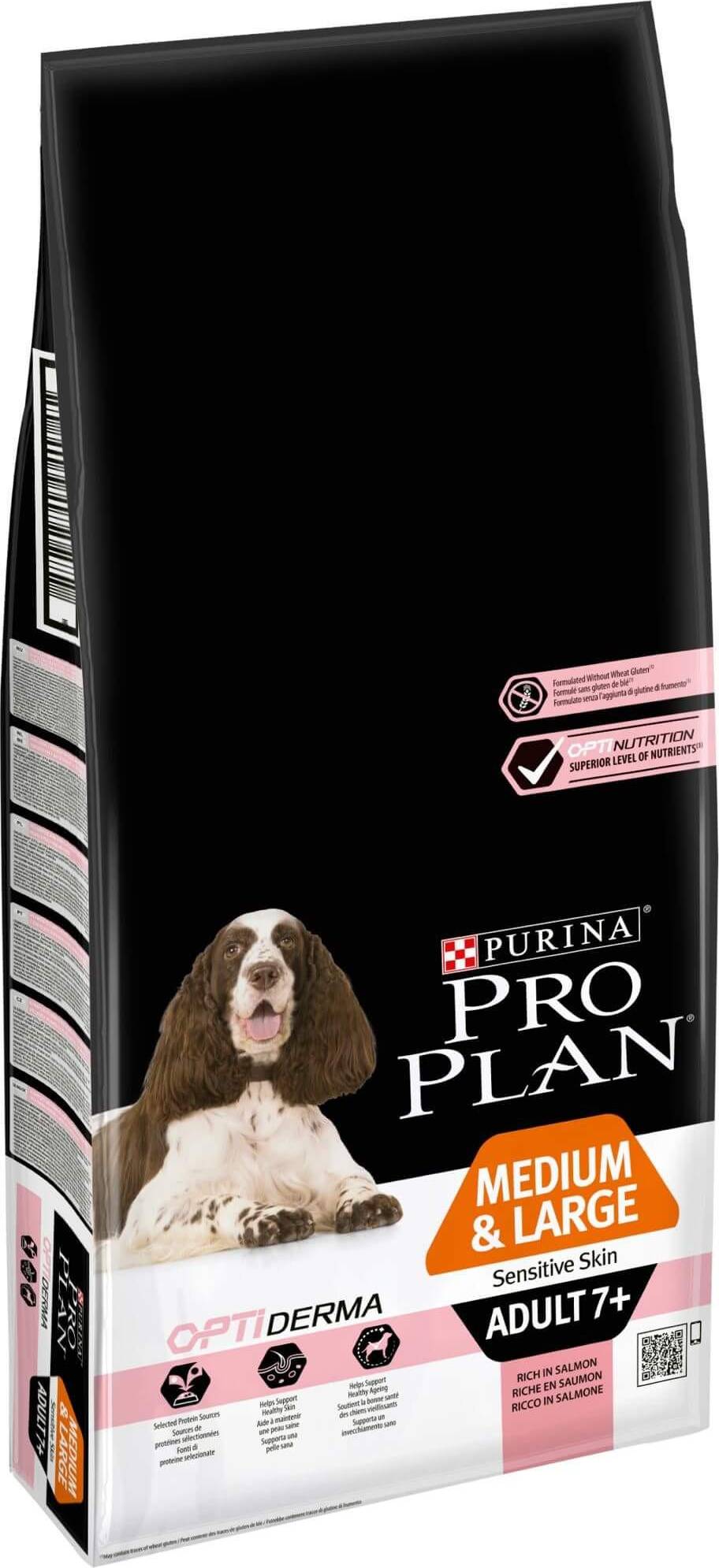 Pro Plan Dog Adult Medium / Large 7+ Sensitive Skin 14 KG