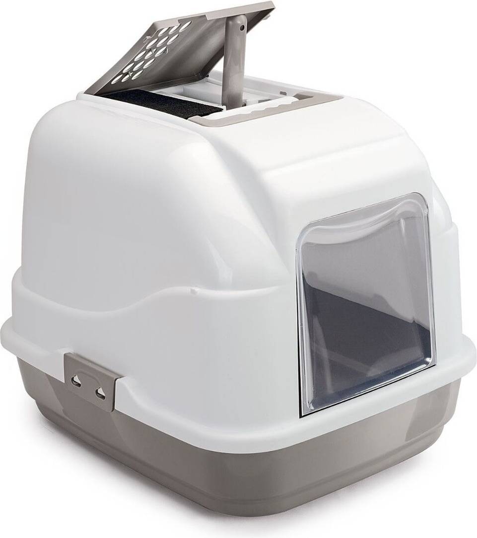 Imac Kattenbak Easy Cat Wit / Lichtgrijs 50X40X40 CM