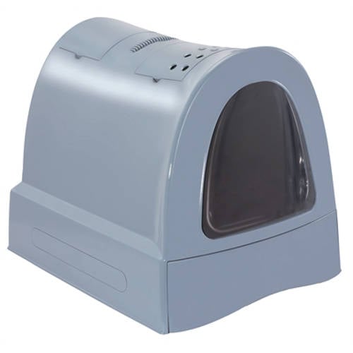 Imac Kattenbak Zuma Met Schuiflade Blauw 40X56X42.5 CM