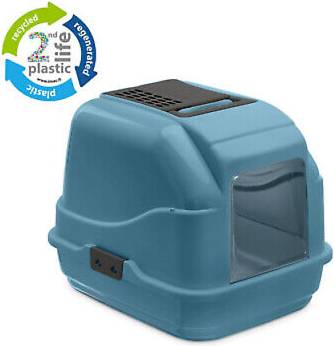 Imac Kattenbak Easy Cat 2nd Life Gerecycled Blauw 50X40X40 CM