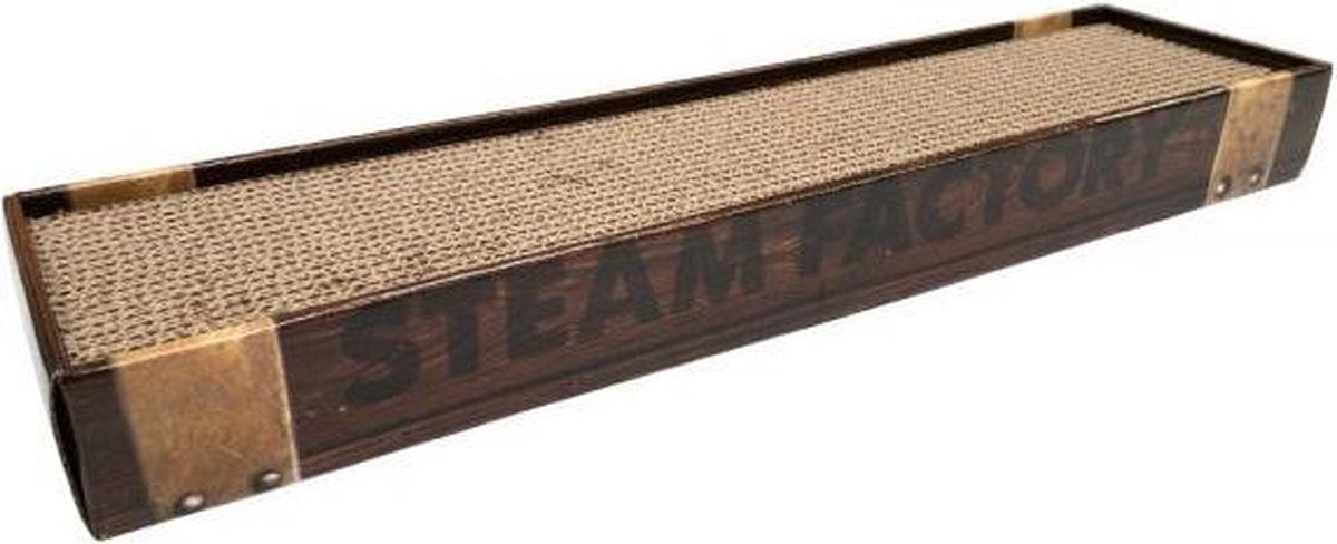 Croci Krabplank Homedecor Wenge Houtprint Donkerbruin 48X12.5X5 CM