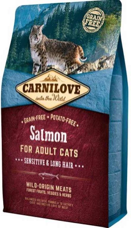 Carnilove Salmon Sensitive / Long Hair 2 KG